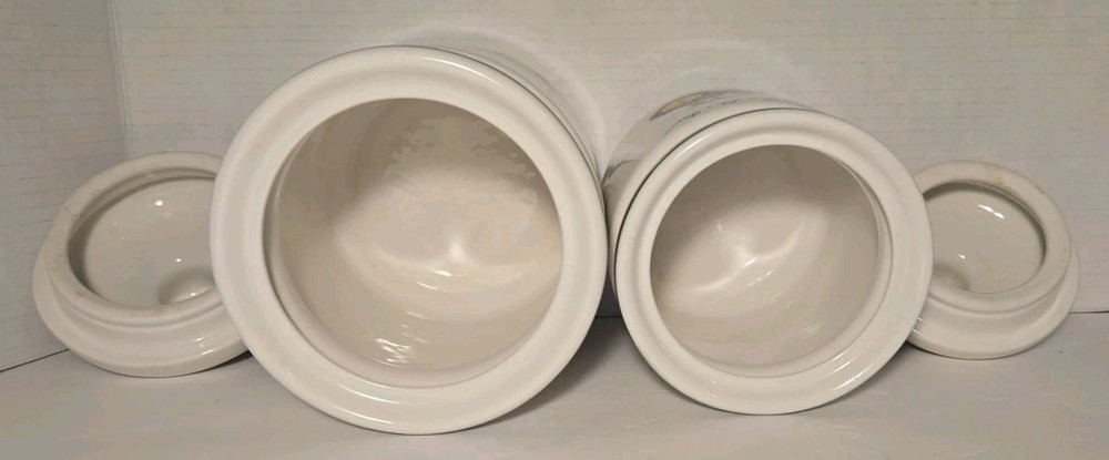 2 John Deere Ceramic Storage Canister/cookie jars With Lids