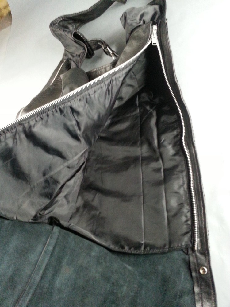 Leather Headquarters Size 3XL Leather Chaps Black