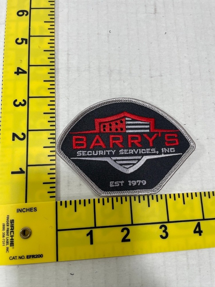 Barry's Security Services Inc Established 1979 patch Police obsolete