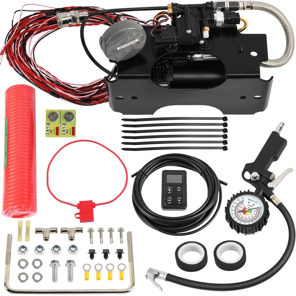 25980EZ Wireless On Board Air Compressor System, Air Spring Compressor Kit, w...