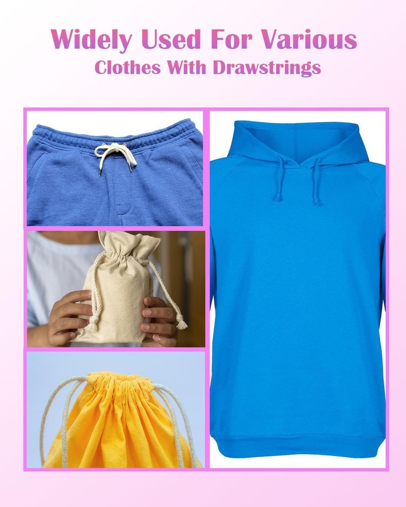 Spring Drawstring Needle Threader, DIY Rope Threaders Clip Puller Replacement