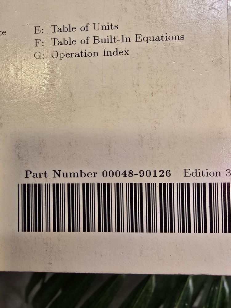 HP 48G Series User's Guide set of four