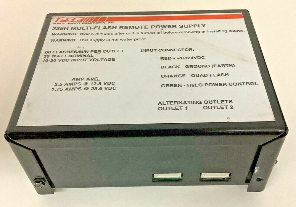 PSE 235H Multi-Flash Remote Strobe Power Supply