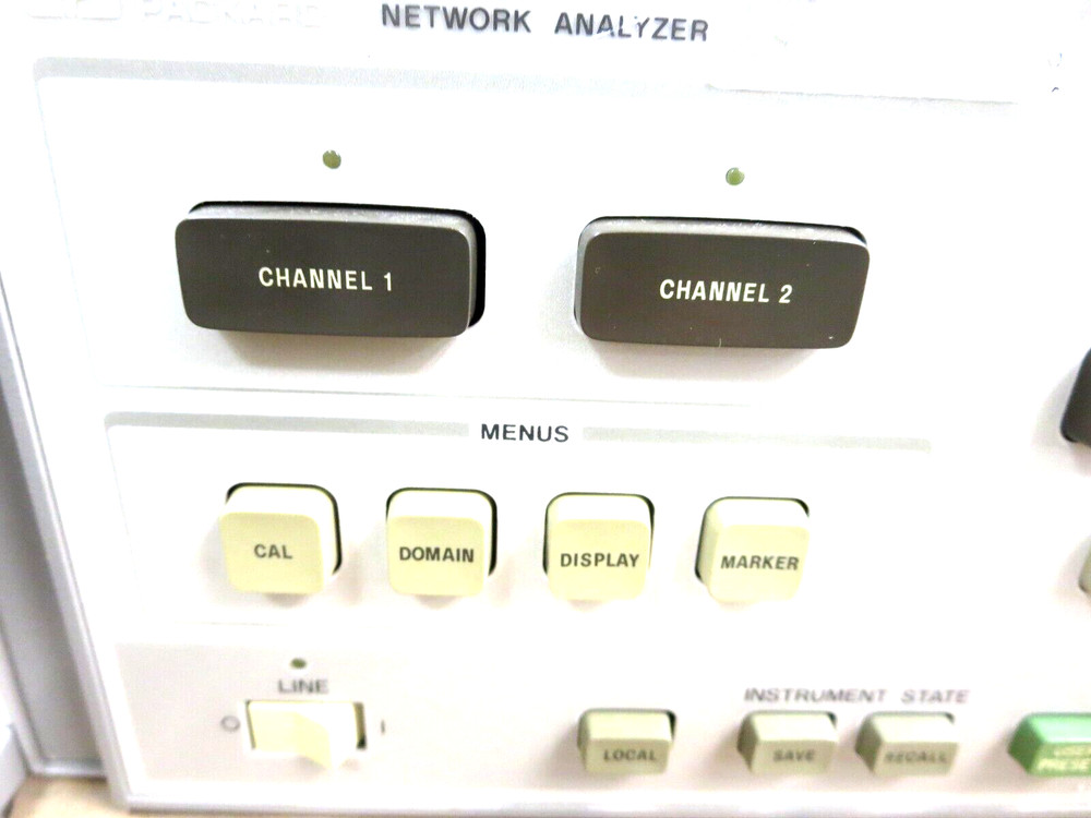 H-P 8510C Network Analyzer (IF Detector) Opt 1BN Powers On No Other Tests Used