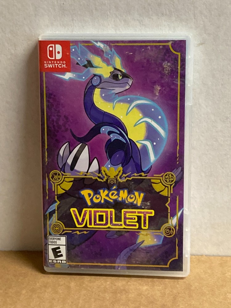 Authentic Replacement Case ONLY - POKEMON VIOLET - Nintendo Switch