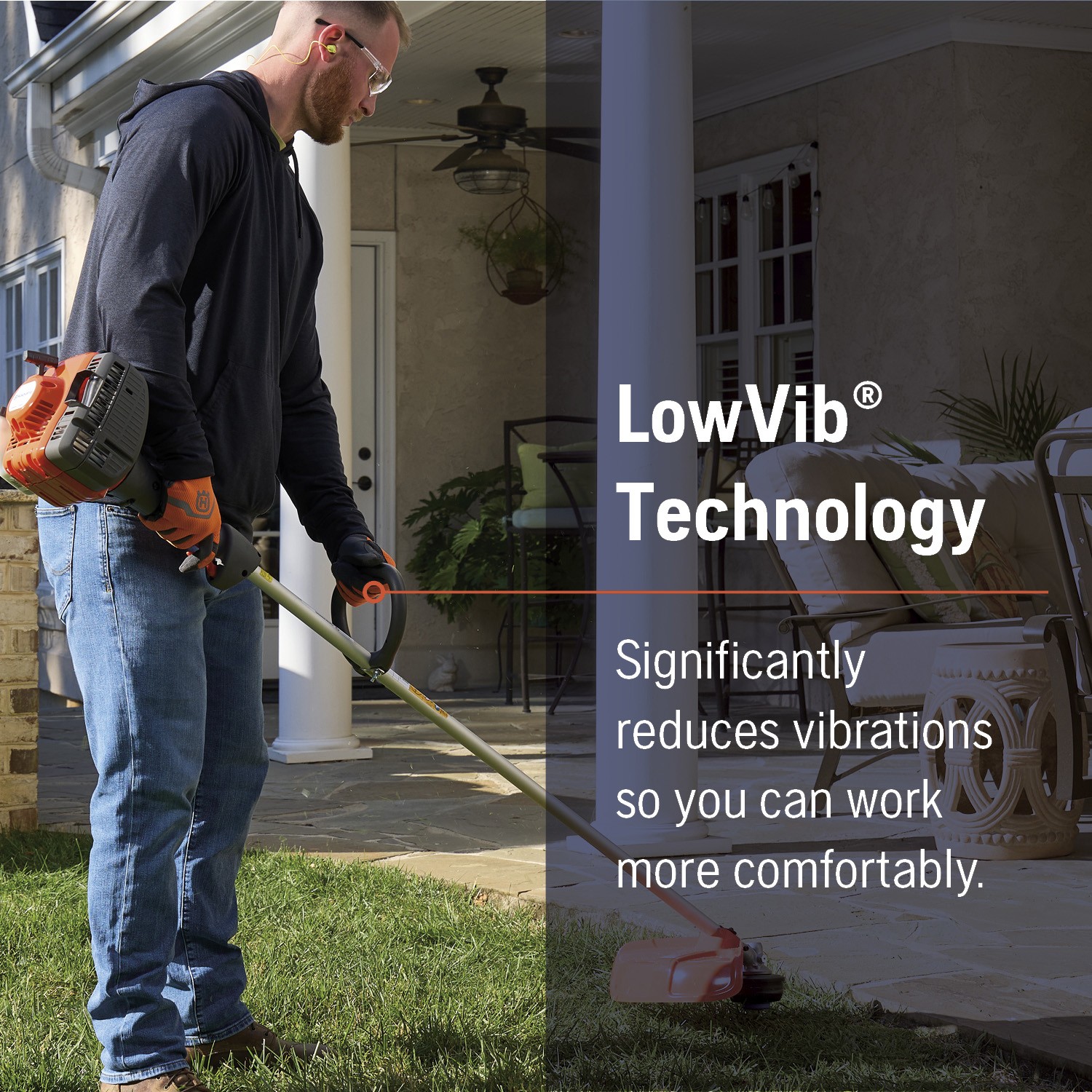 Husqvarna 122L Gas String Trimmer, 22-cc, 2-Cycle, 17-Inch Straight-Shaft Gas