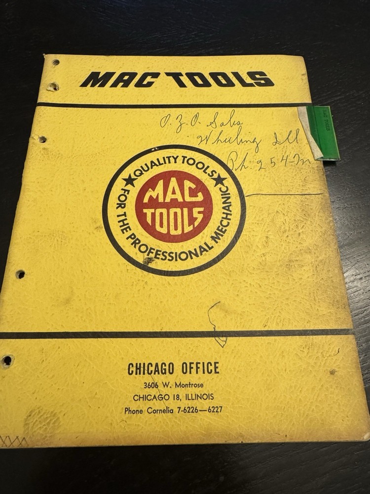 Vintage MAC Tools Catalog Number 53.  1953