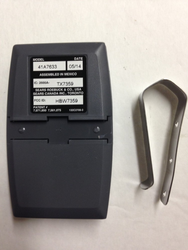 Craftsman Garage Door Opener 3-Function Remote Control (P/N: 41A7633)