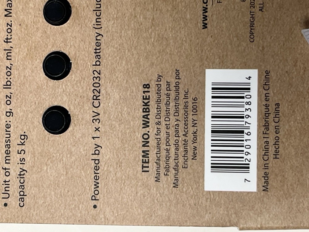 Foldable Digital Kitchen Scale – Essential Tool for Precision Weighing 5kg/ 11lb