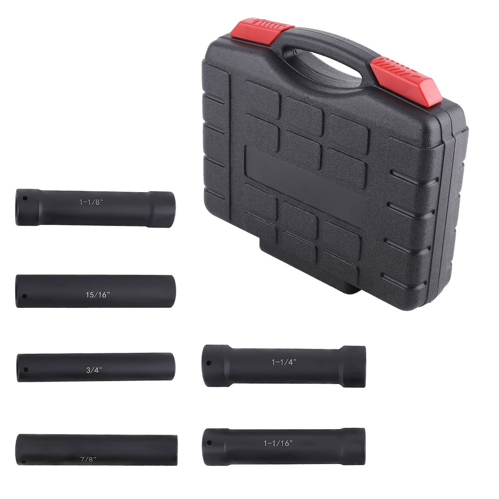 1/2 Inch Drive Heavy Duty Extended Length Extra-Deep Length Impact Socket Set