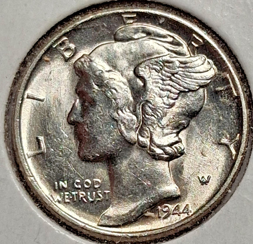 1944 Mercury Dime