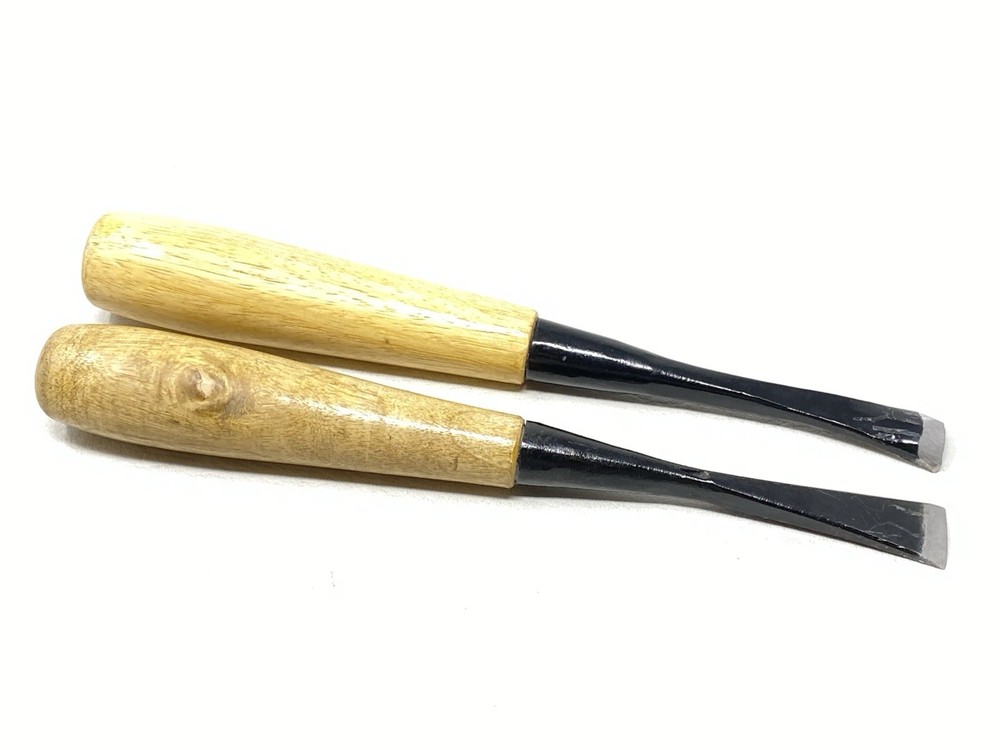 Mastercarver Wood Carving Gouges Lot of Two Carver Tools 5/8" & 3/4" Wide