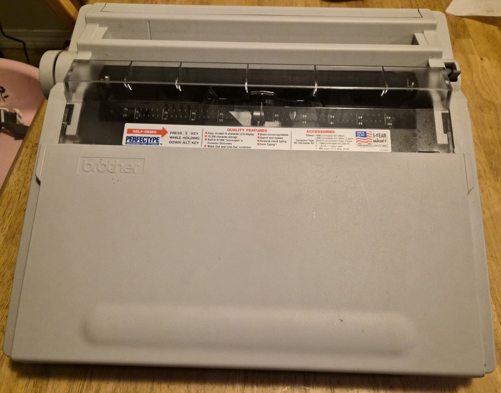 Brother AX-500 Portable Electric Typewriter for Word Processing