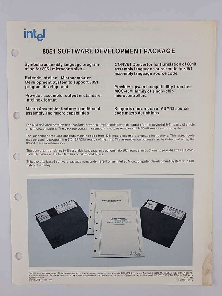 Extremely Rare Original Vintage Preliminary Intel Data Sheets From The 70s & 80s
