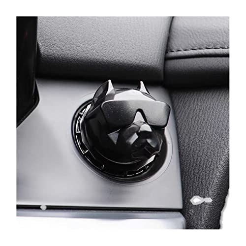 Car Push to Start Button Cover, Vehicle Interior Engine Ignition Switch Black