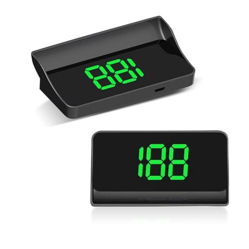 1 PC Heads Up Display, Large Font Digital Speedometer Projector, Plug and