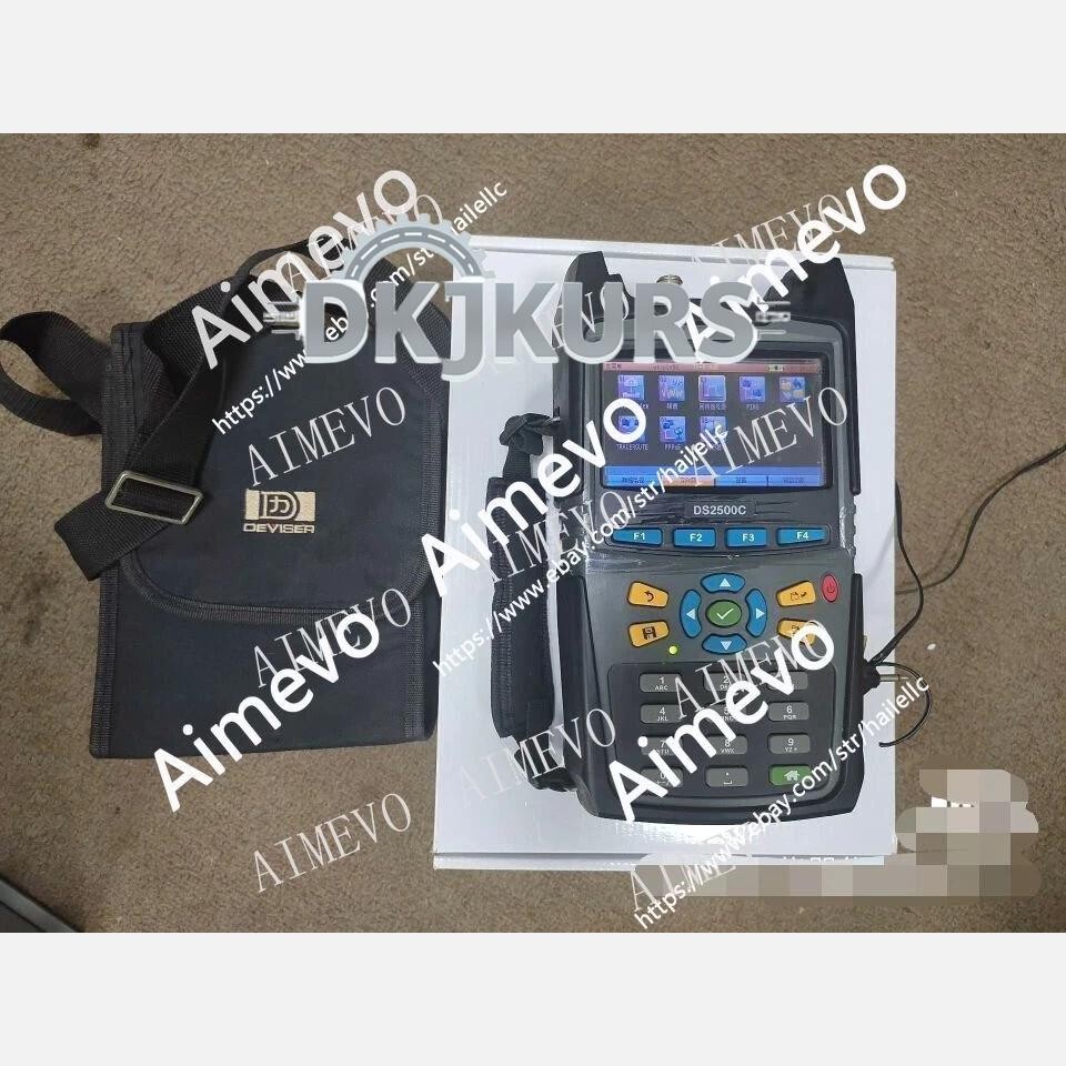 1 PCS Deviser DS2500C Digital TV QAM Analyzer com 75Ω RF IN 75Ω