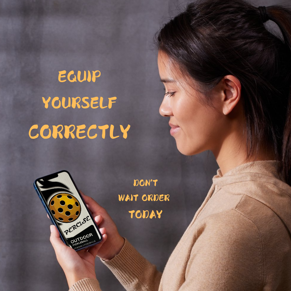 Percise -Outdoor Pickleball Durable, Wind Resistant Aerodynamic Pickle Balls