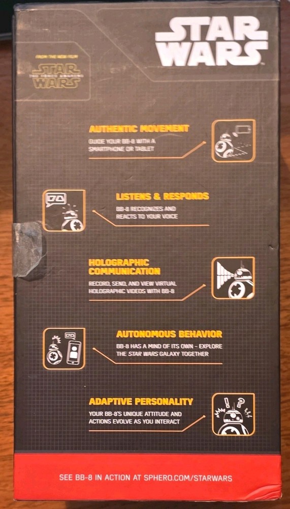 Sphero Star Wars BB-8 App-Enabled Bluetooth Droid Robot Toy