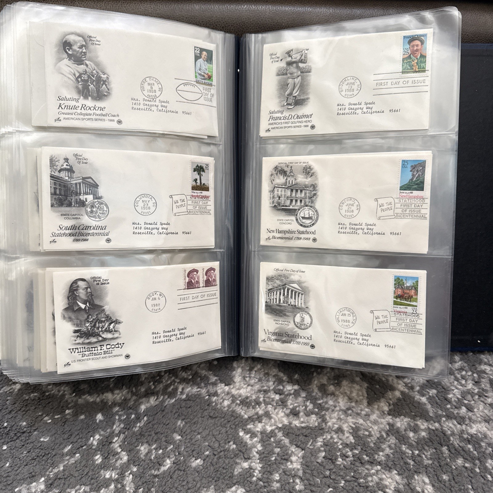 Great Americans On United States Stamps 115 Mint-condition HistoricStamps