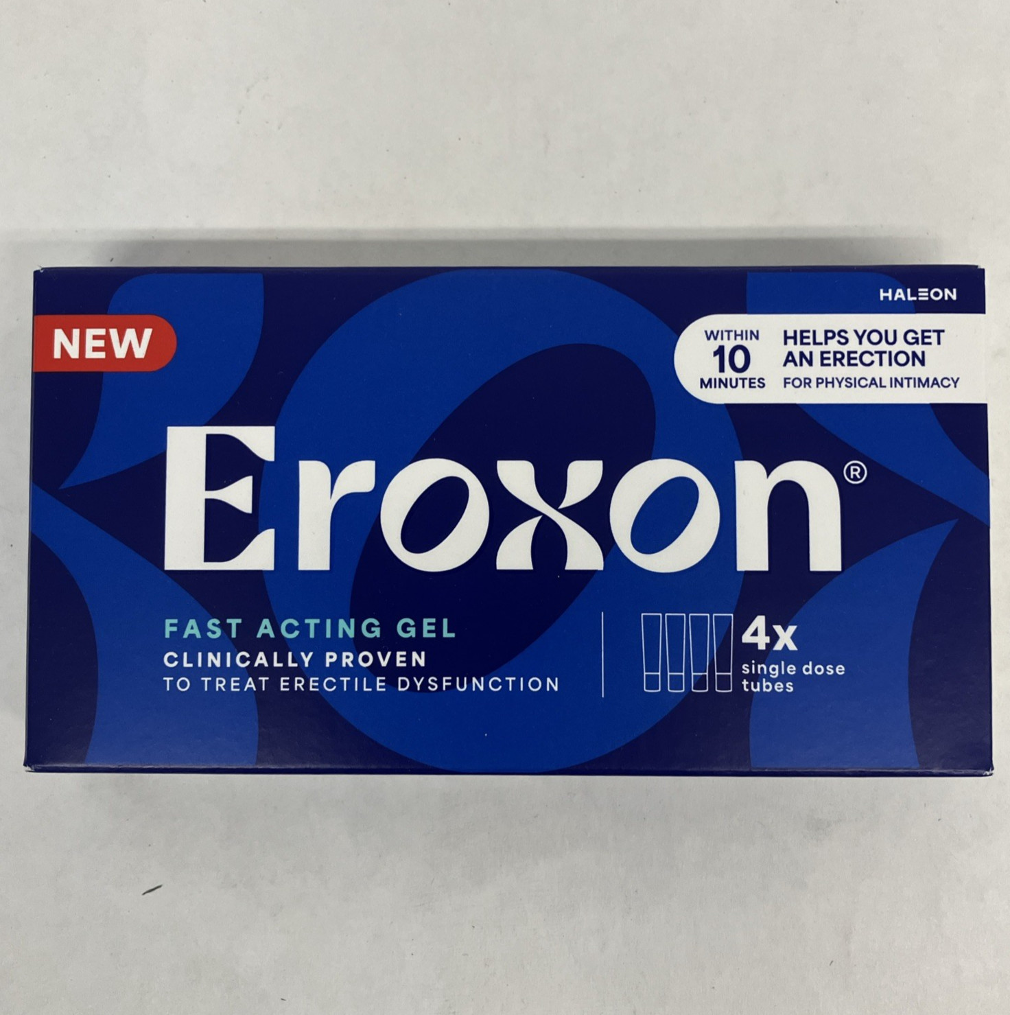 Eroxon Fast Acting Gel 3 Boxes (12 Single Dose Tubes) Exp 10/26