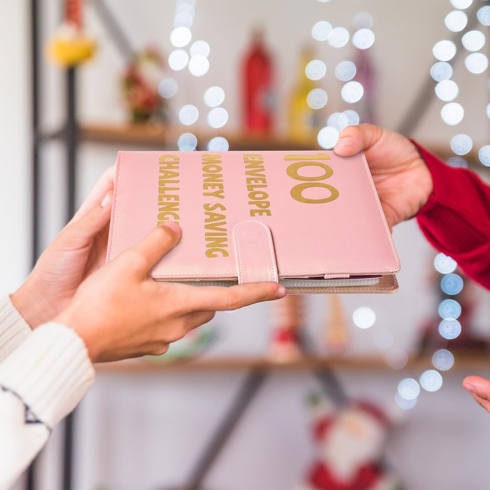 100 Envelopes Money Saving Challenge Binder A5 Book Save $5050 Tracker