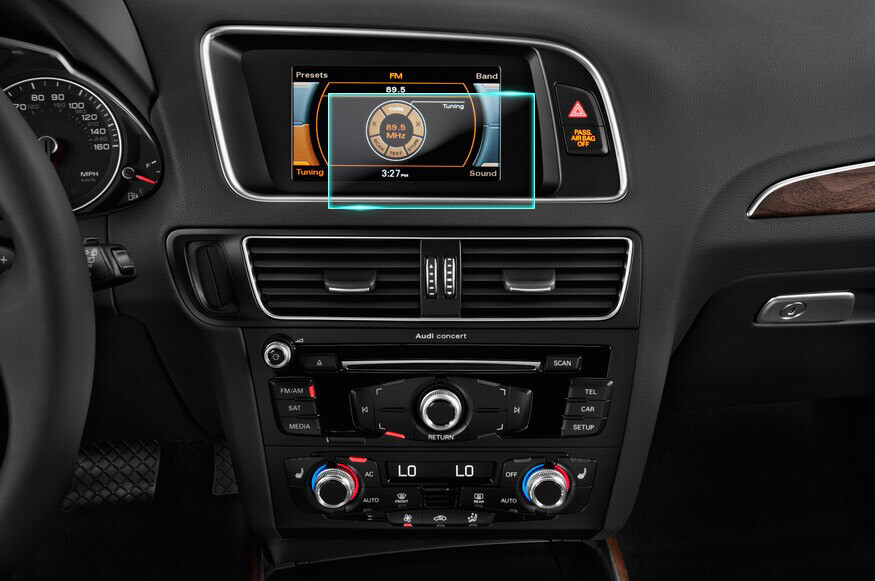 Crystal Clear Screen Protector for 2016 Audi Q5 Vehicle Navigation