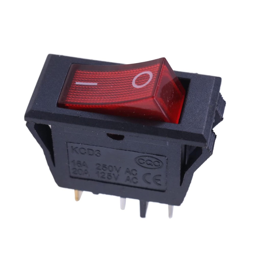 Rocker switch on-off 20A 125V bench grinder compatible
