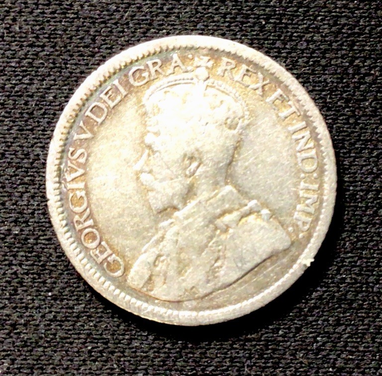 1919 Canada Silver! 10 Cents! ENN Coins