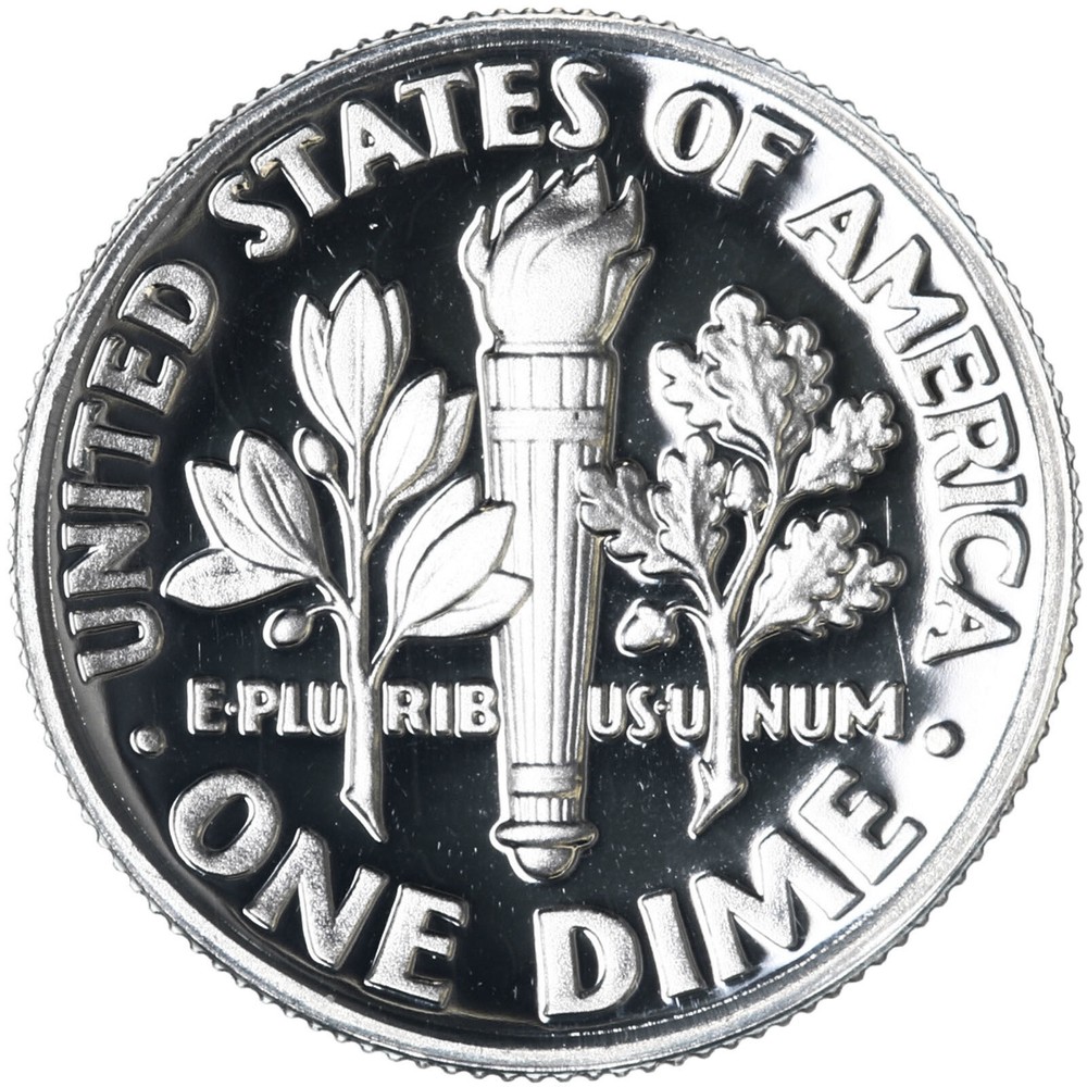 1999 S Roosevelt Dime Gem DCam Proof CN-Clad