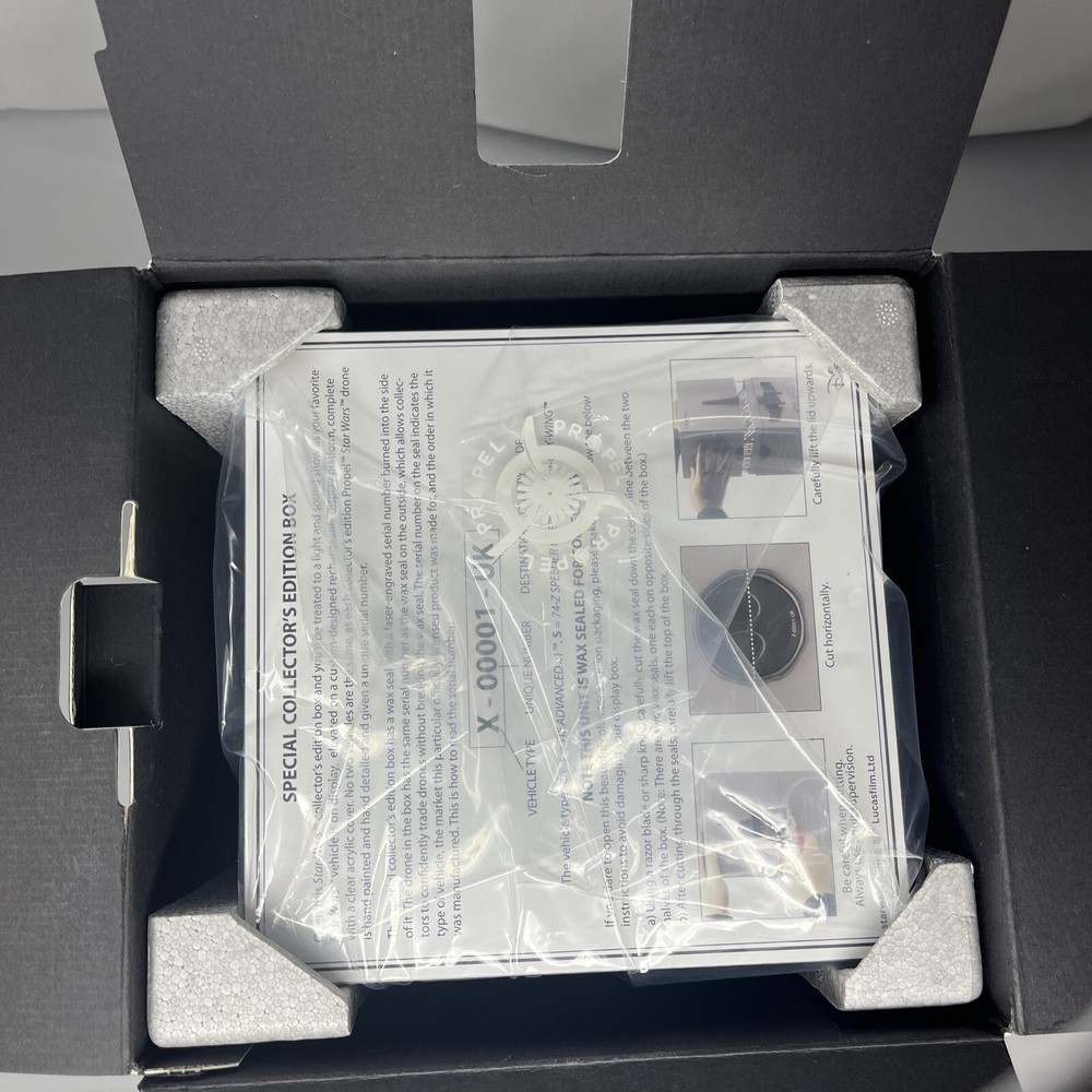 Propel Star Wars TIE Advanced X1 High-Performance Battle Drone Quadcop.Open Box