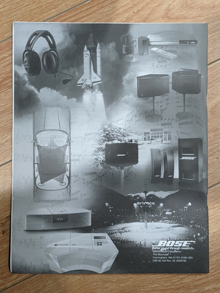 Bose Acoustimas 5 and 20 powered speaker system manual OEM