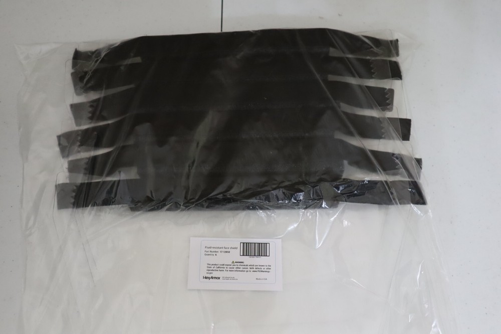 Hex Armor Fluid-resistant disposable face shield 10 count