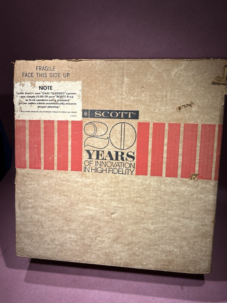 Scott Stereomaster 300-C Solid State Stereo Tuner Amp Rare Untested With OG Box