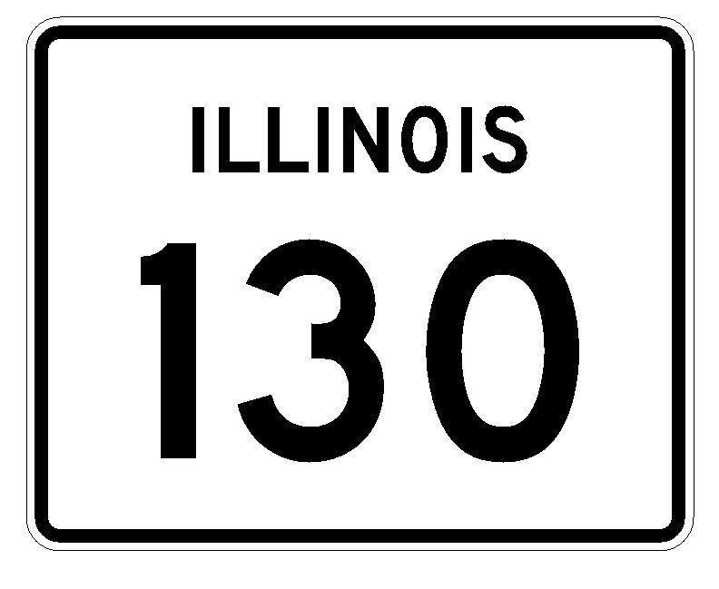 Illinois State Route 130 Sticker Decal