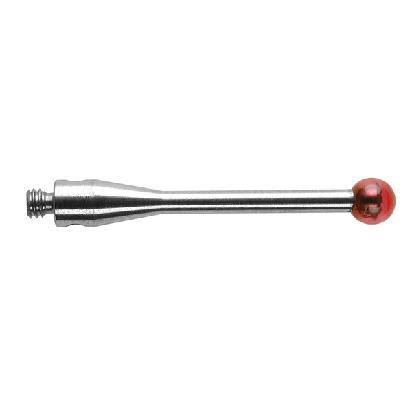 CMM Touch Probe M2 Thread Probe Stylus 3mm Ruby Ball Tips 20mm Long A-5000-4160