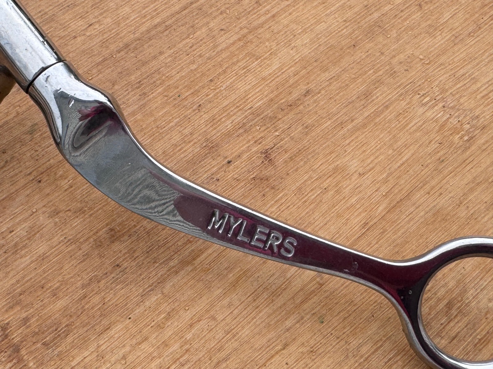 MYLER Flat Shank Comfort Snaffle Wide Barrel Western Horse Bit ~ MB02 ~ 4 3/4"