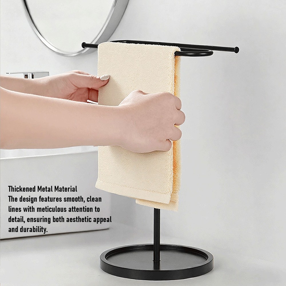 2-S Shape Hand Towel Stand For Bathroom
