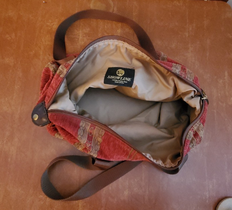 Vintage Showline Inc Custom Tapestry Overnight Weekend Bag Luggage