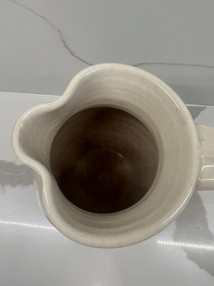Studio Art Pottery Pitcher Signed by Artist 6” Beautiful