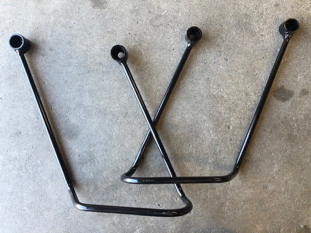 Universal Saddle Bag Brackets Motorcyle Cruiser Harley HD