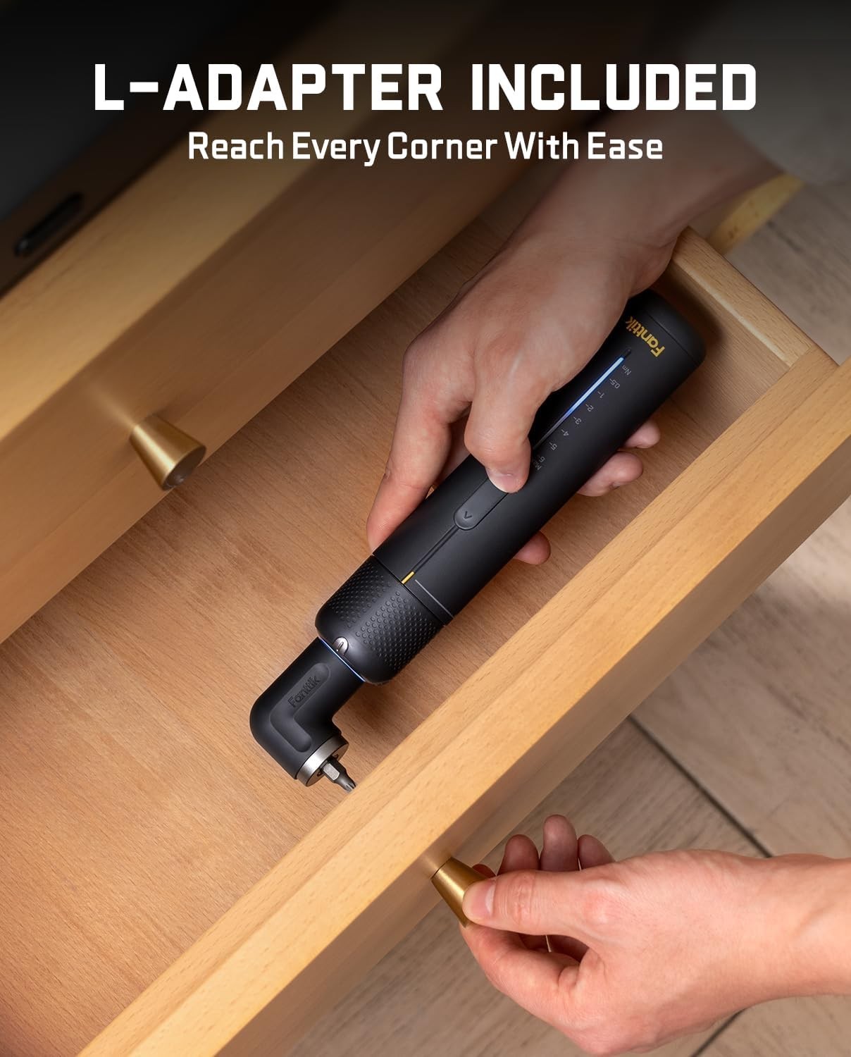 Fanttik S2 Pro Electric Screwdriver, Cordless Screwdriver Set, 7 Torque Settings