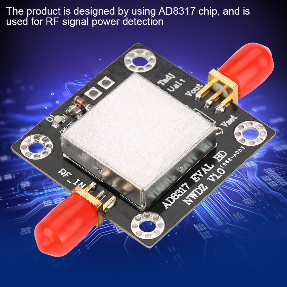 1M-10GHz 60dB RF Power Meter Logarithmic Detector Controller For Amplifier