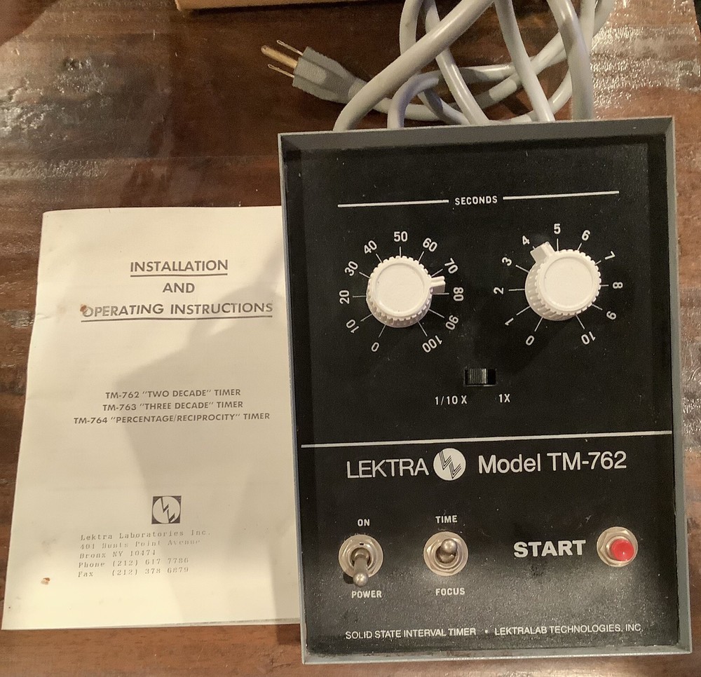 Vintage Lektra TM- 762 TWO DECADE TIMER