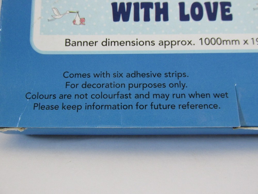 It's a Boy New Arrival Banner (Personalise yourself)