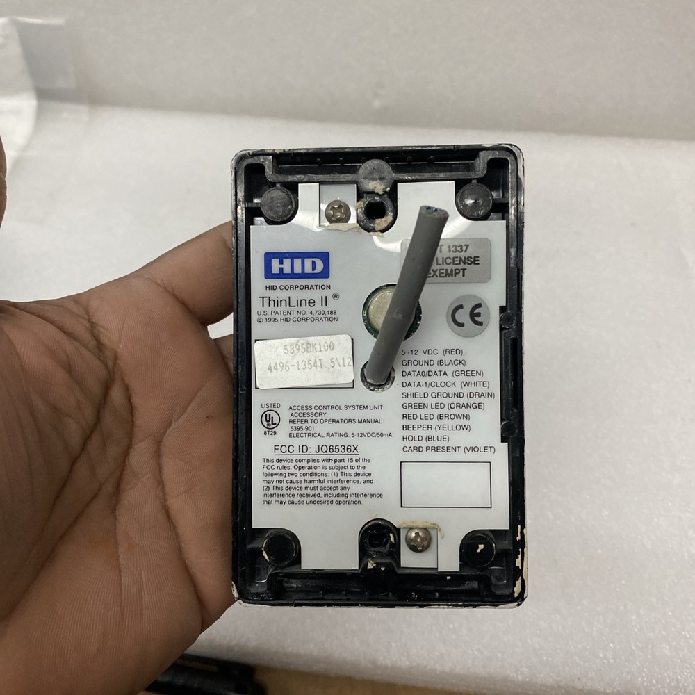 HID 5395BK100 Proximity Card Reader ThinLine II Wall Switch