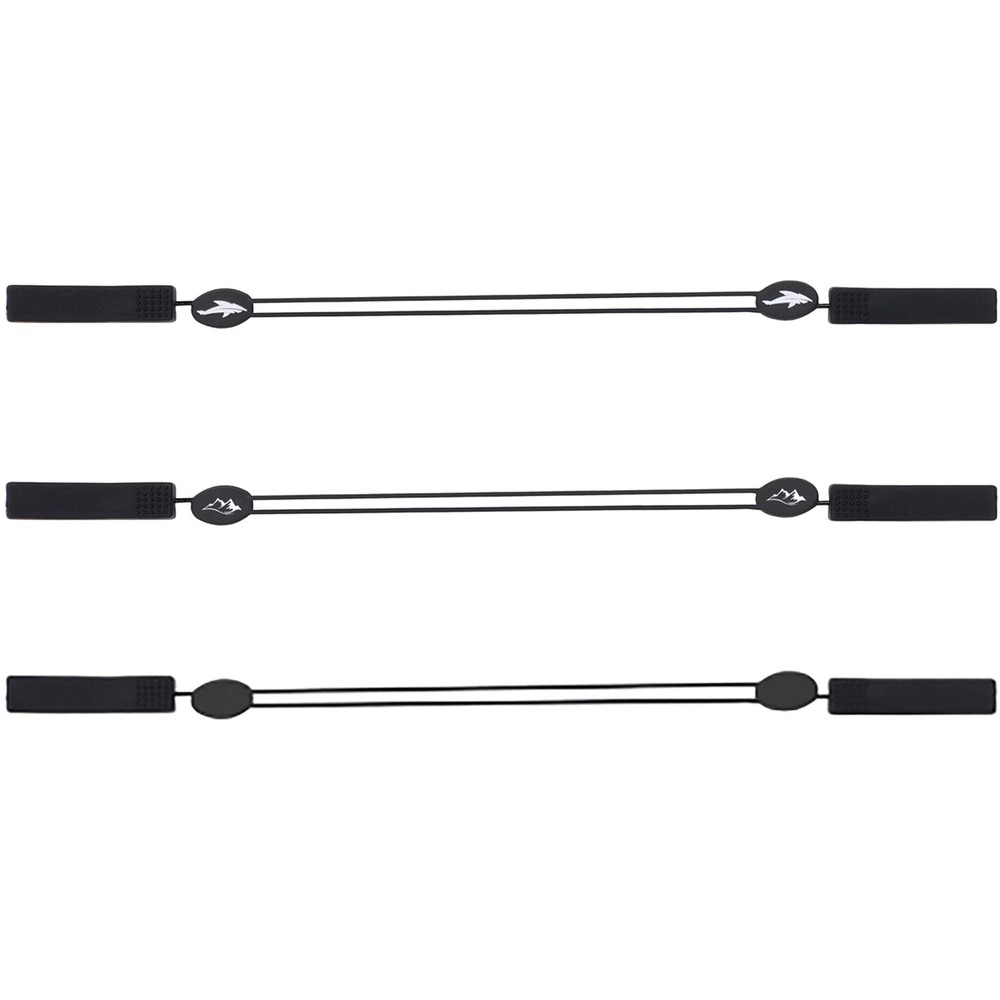 Adjustable Eyeglass Strap (3 Pack) - No Tail Sunglass Strap - Eyewear String ...