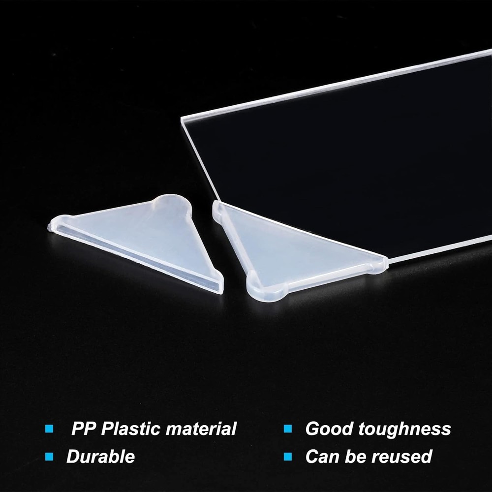MECCANIXITY PP Corner Protector Triangle 37x3mm for Ceramic, Glass,