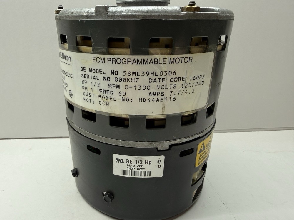 GE ECM 1/2HP Programmable Motor 5SME39HL0306