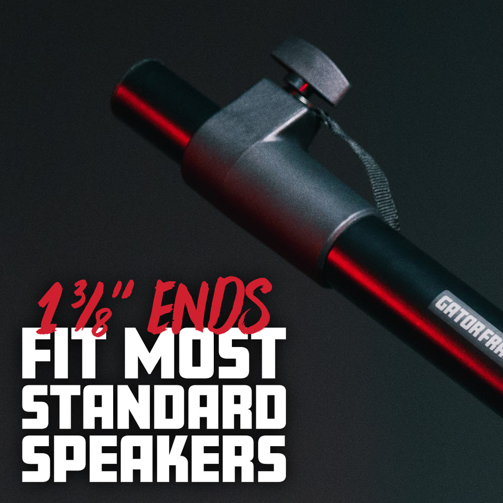 Gator Frameworks Rok-It Series Subwoofer Pole with 1 3/8" Ends, Removeable M20